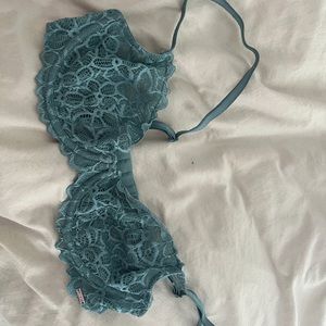 Pink Victoria’s Secret lace bra